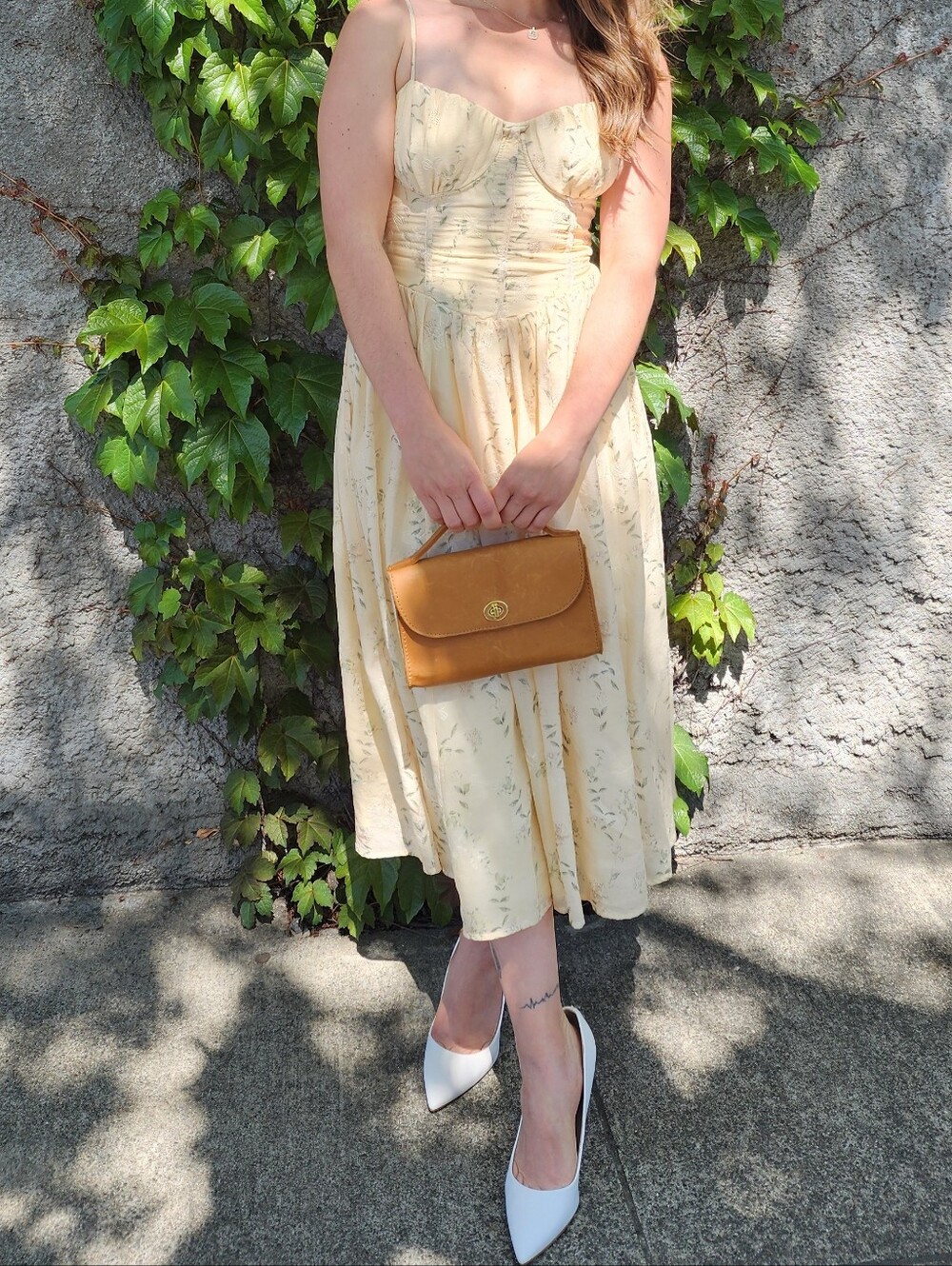 Sleeveless Floral Midi Dress